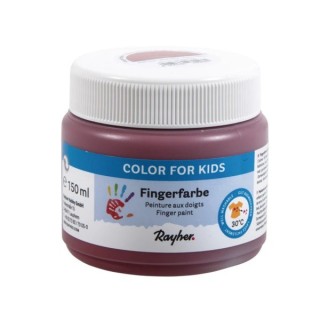Rayher Peinture au doigt marron terre 150 ml