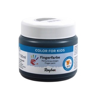 Rayher Black finger paint, 150ml