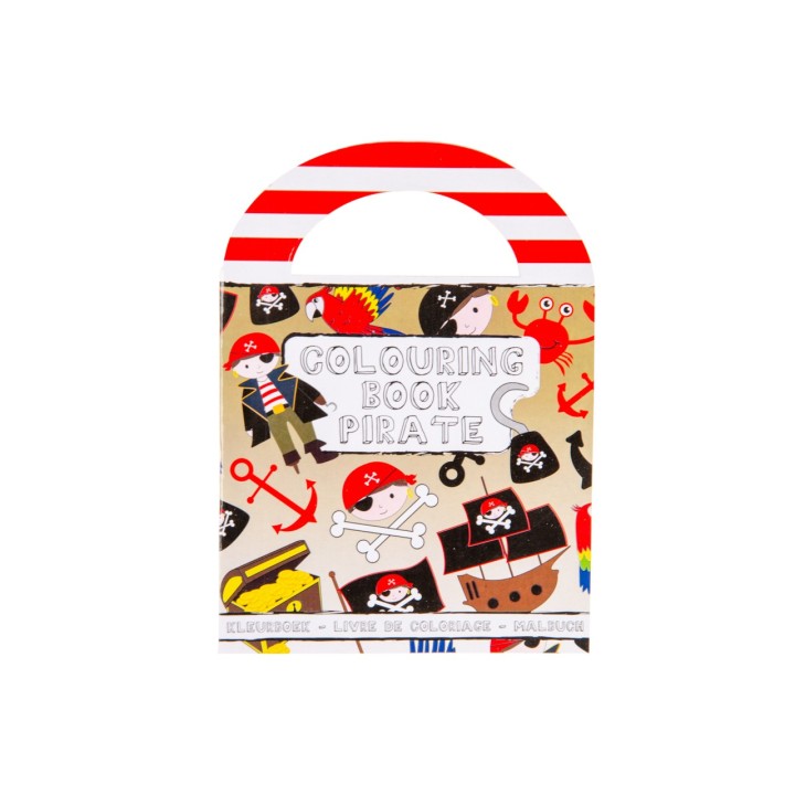 Colouring Book with Pirate Stickers