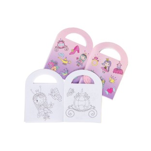 Livre de coloriage avec stickers de princesses