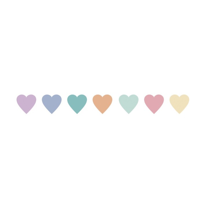 Washi Tape Candy Hearts 10m