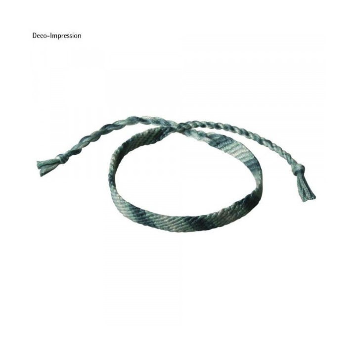 Set de fils de coton bleu-vert 50m