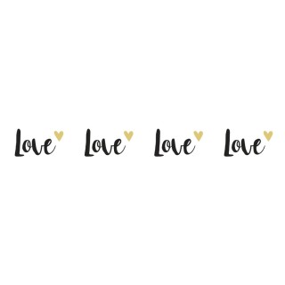 Washi Tape Love Schriftzug 10m