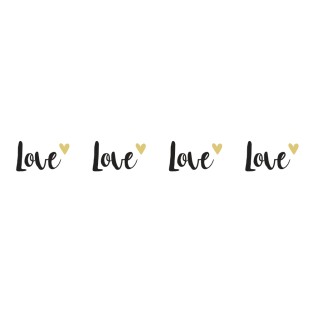 Washi Tape Love Lettering 10m