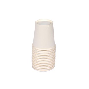 Plastic cup 20cl white 50 pcs.