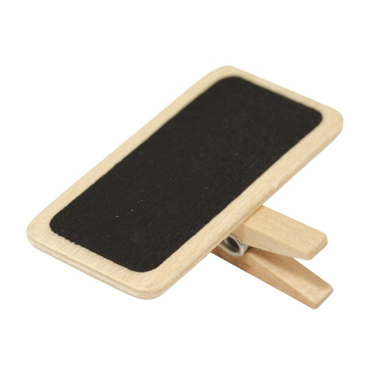 Wooden mini board on clamp 6 pcs.