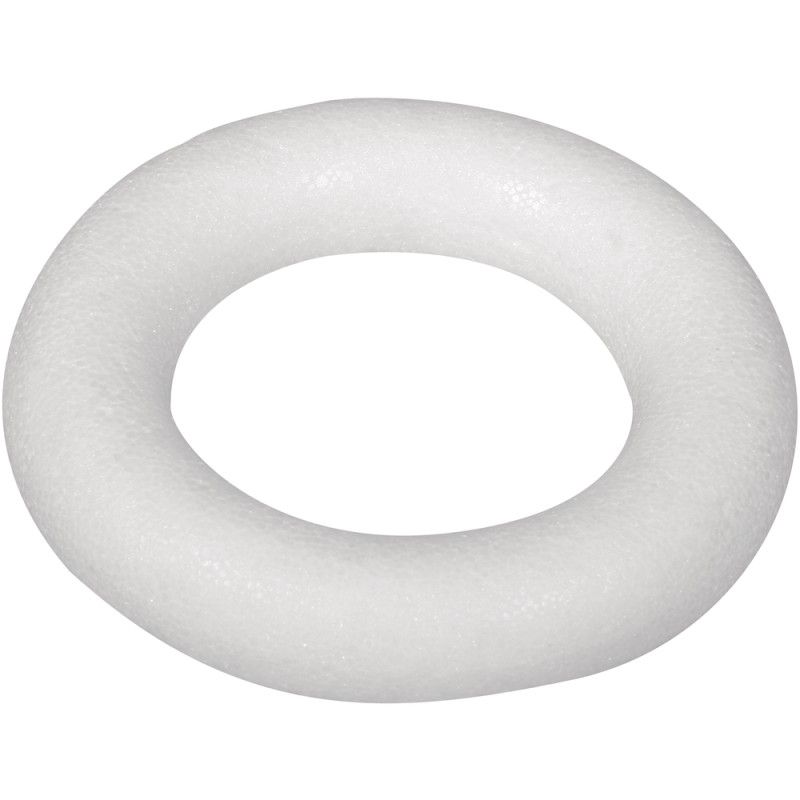 Styrofoam Flat Ring Set of 2 20cm