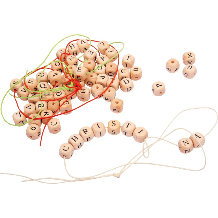 Letter chains wood 304 pieces