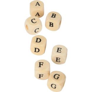 Buchstabenketten Holz 304-teilig