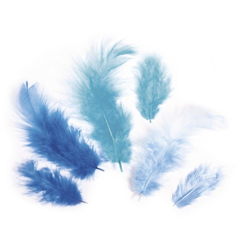 Feather mixture dark blue 10g