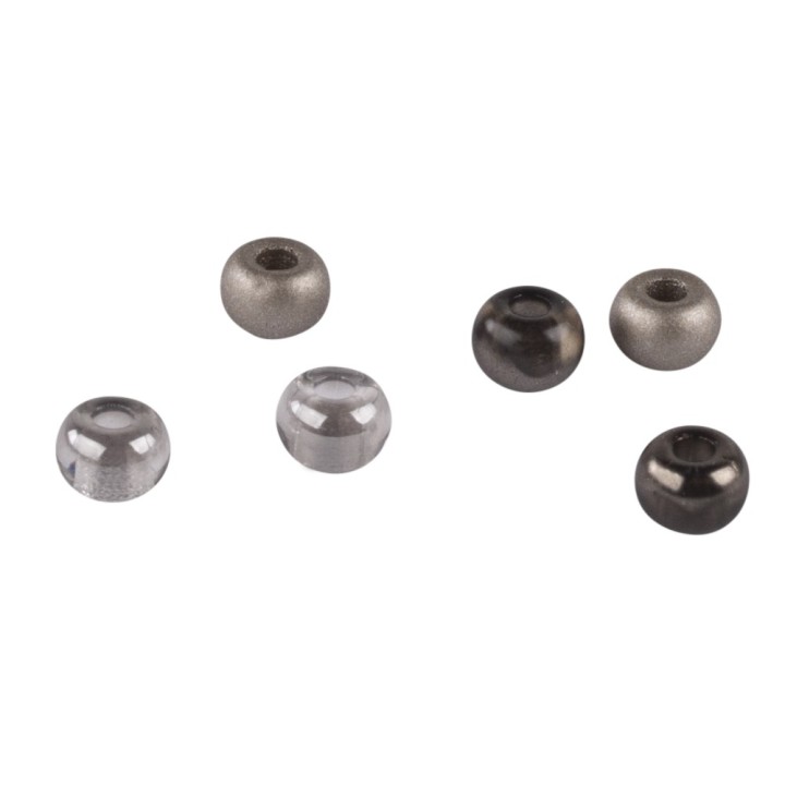 Mélange de rocailles à gros trous 5.5mm taupe