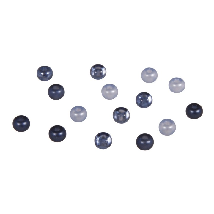 Rocailles mix con foro grande 5,5 mm navy