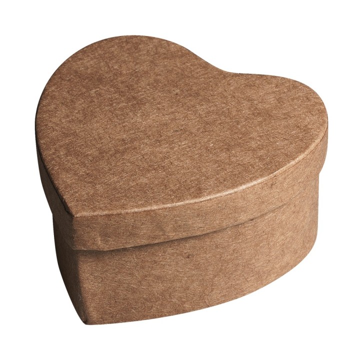 Pappmaché-Boxen 4er Set Herz FSC 6cm