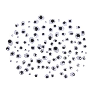 Occhi spiritati assortiti 100 pezzi.