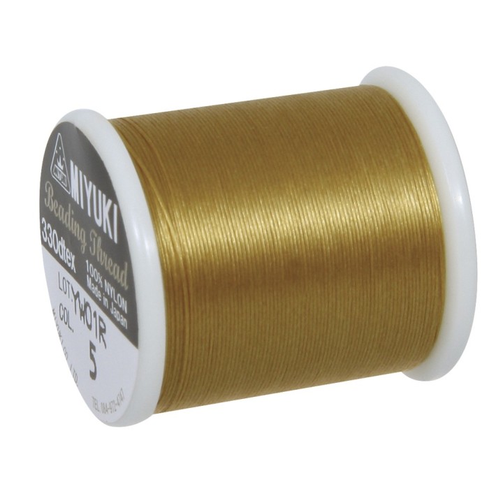 Filo per infilare perline 0,27 mm oro