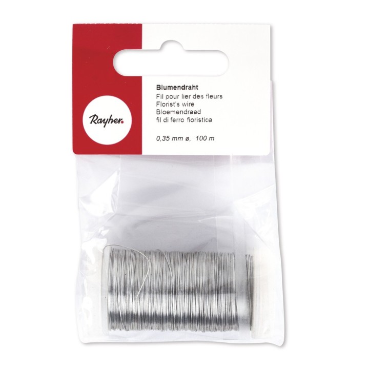 Blumendraht Platin 100m