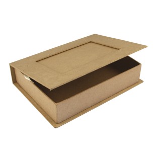 Cardboard book box FSC with photo frame